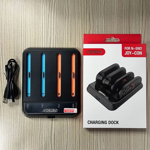 4 IN 1 Controller Charger Charging Station w/ LED Indicator For Switch 2 Handle - Picture 2 of 8