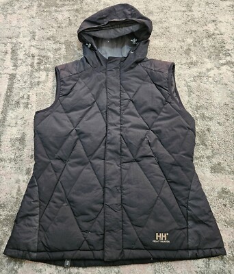 Helly Hansen Daunen Puffer Kapuzenweste Weste Große L Damen