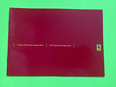 2007 Ferrari F430 Spider Owners Manual & Navigation Handbook Set +