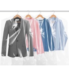 90 PCS Dry Cleaner Bags Plastic Clear 35.4 Inches,Garment Bags for Hanging