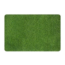 Artificial Grass Door Mat 35"x24" Turf Grass Rug for Indoor & Outdoor Use