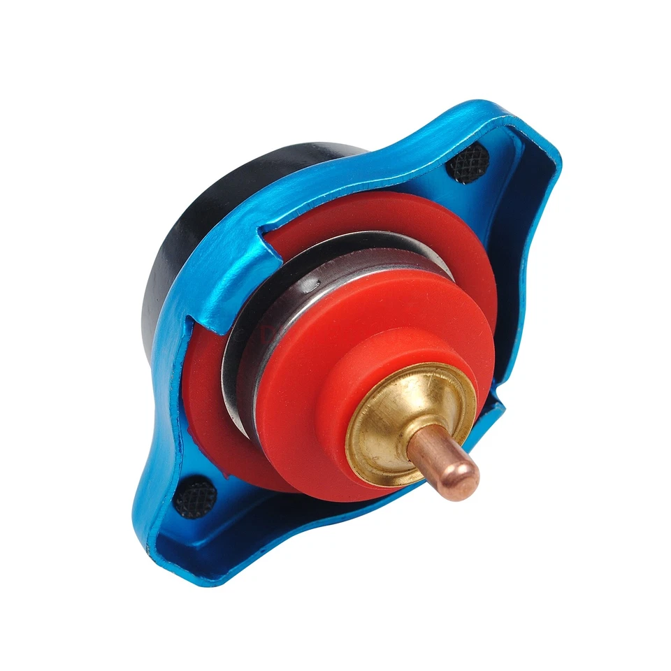 0.9 Bar Thermostatic Radiator Cap 13 PSI Pressure Rating with Temperature Gauge Foto 4 de 4