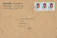 MOROCCO - 1970 COVER CASABLANCA TO ZURICH     [1388]