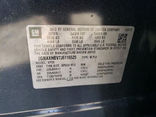 Used Ignition Switch fits: 2018 Chevrolet Equinox VIN Z 4th digit New Style keyl - Picture 14 of 20