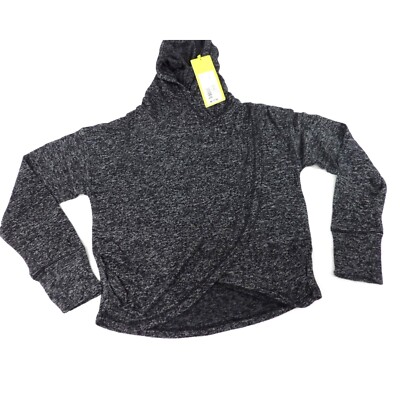 Girl's Light Weight Long Sleeve Hoodie Black M(7/8) NWT