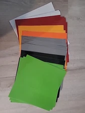 36 Oracal 651 Permanent Adhesive Vinyl Sheets for Cricut 12"x12" Bundle Mix Lot