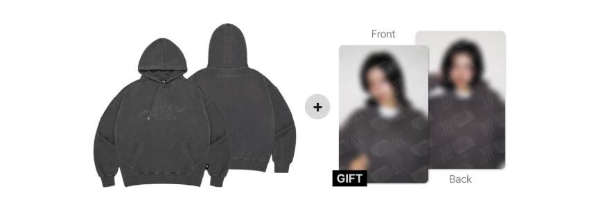 ITZY イェジ 両面 トレカ Air パーカー hoodie オンライン限定 YEJI The 1st Mini Album AIR ITZY OFFICIAL GOODS HOODIE +