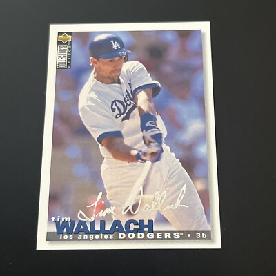 1995 Upper Deck Collector's Choice Silver Foil Signature Tim Wallach #219