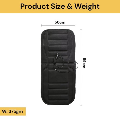 Heated Car Auto Seat Warmer Cushion Cover 12V Universal Winter Heated Seat Pad - Picture 12 of 12