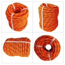 1/2" 100' 6180Lbs Breaking Strength Double Braid Polyester Rope Bull Rope