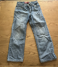 Levi's 569 Loose Straight Denim Jeans 27 X 27 Blue Med Wash Cotton