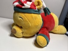 WB4 Disney Parks Winnie the Pooh Holiday Cuddleez 13" Plush Stuffed Animal