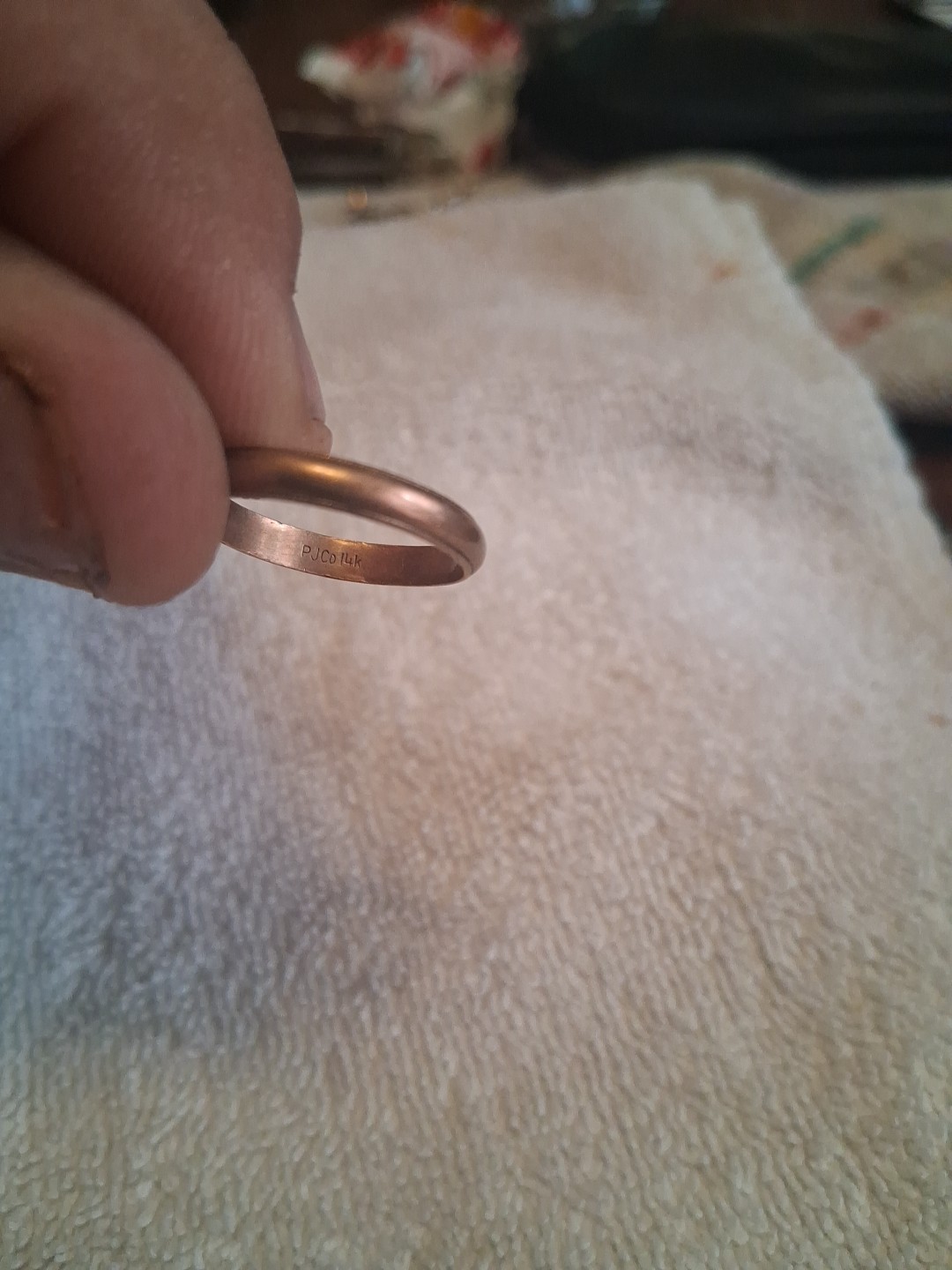 Womens Wedding Band 14k Yellow Gold-image