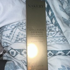 Nakery Beauty Collagen Defense Vitamin C Face Serum Brightening Firming 1.69