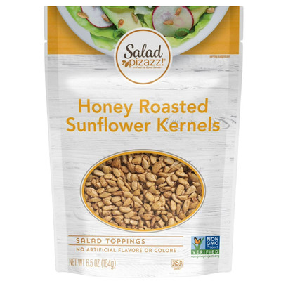 Salad Pizazz! Honey Roasted Sunflower Kernels 6.5 oz Bag - FREE SHPPING