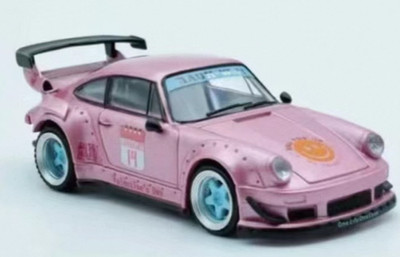 Model Model 1/64 RWB Porsche 993 2026 Valentine's Day Scene Gift Model Car Pink