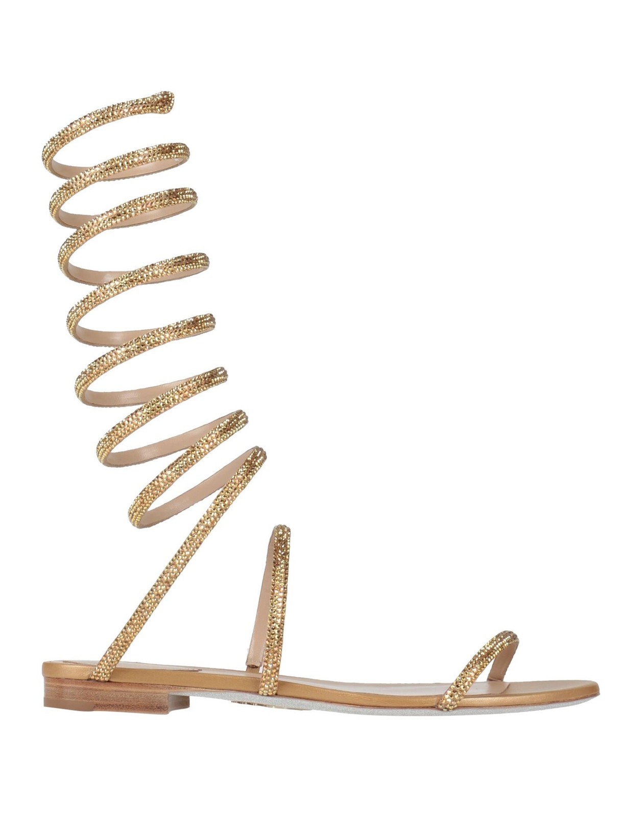 Rene Caovilla - Women - Satin Sandals - Gold 219590₽
