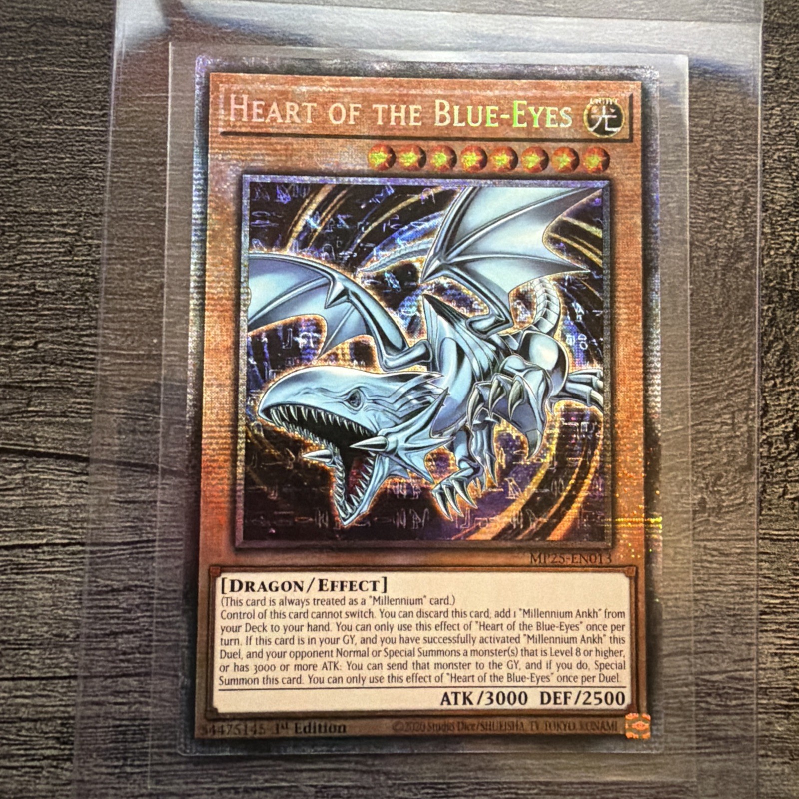 Heart of the Blue-Eyes MP25-EN013 2025 Mega-Pack 1st Edition