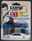 1976 Vintage METTOY CORGI JR LOTUS ESPRIT  The Spy Who Loved Me James Bond 007