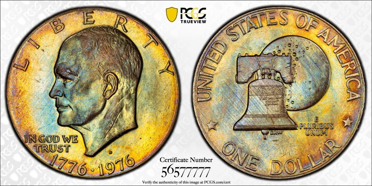 MS 63 Graded Eisenhower Dollars (1971-1978) for sale | eBay