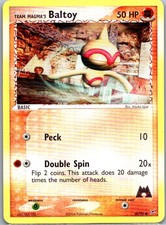Pokemon TCG Team Magma's Baltoy Reverse Holo Team Magma vs Team Aqua 60/95 LP on eBay