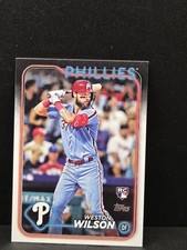2024 Topps #658 Weston Wilson Philadelphia Phillies