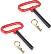 1/2 Inch Trailer Hitch Pins and Clip Rubber-Coated Handle Handle 1/2*3-5/8