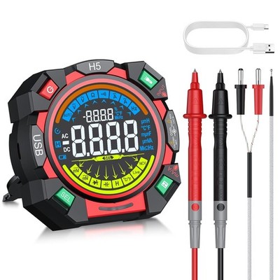 Digital Multimeter 6000 Counts TRMS Auto Rechargeable Color Screen NCV Temp