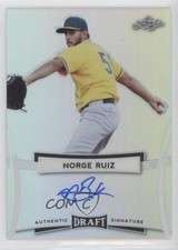 2017 Leaf Metal Draft Norge Ruiz #BA-NR1 Auto 1er