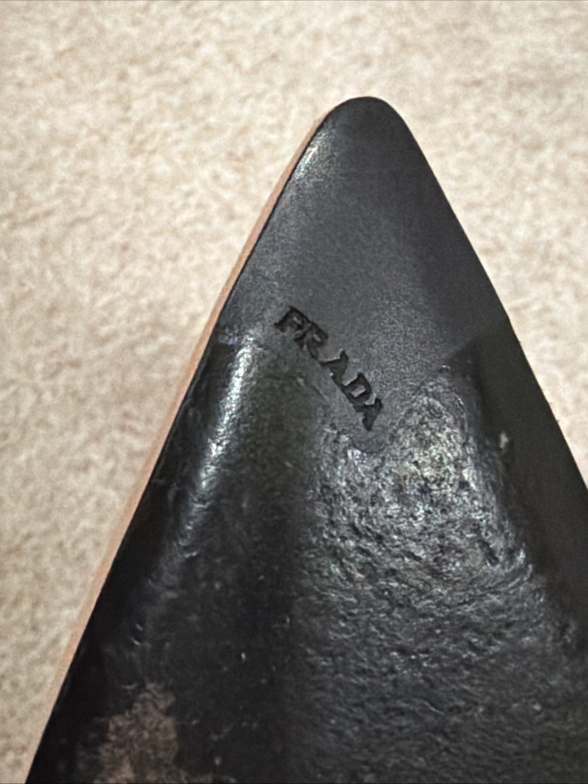 AUTHENTIC! PRADA Calzature Capretto Basic Nudo si… - image 16