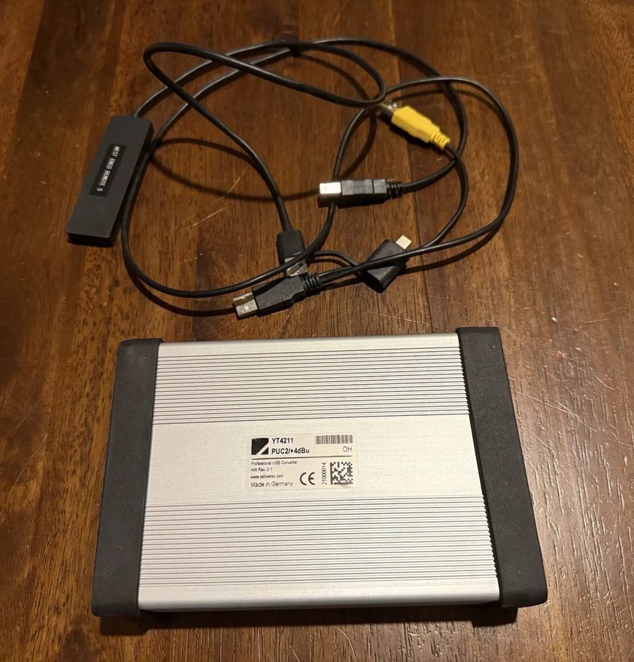 YellowTec YT4211 PUC2 Lite USB auf AES Digital Audio XLR Interface Adapter