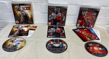 Pacchetto PS3 WWE 12 13 2K14 Wrestling testato completo PAL