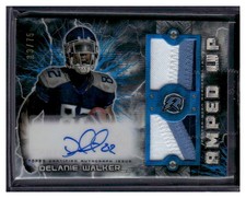 2023 Topps #RAUPA-DW Delanie Walker Resurgence Amped Up Auto Blue Surge Patch