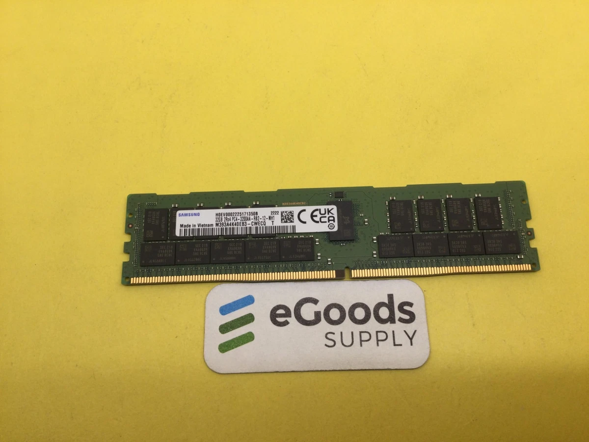 Samsung DDR4 SDRAM Network Server 32 GB Capacity per Module Memory