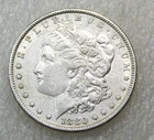1880 P Morgan Silver Dollar XF with Some Luster in saflip #P259