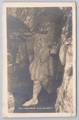 RPPC The Giant Rock River Duddon Lake District Cumbria Topographie Coniston 1913