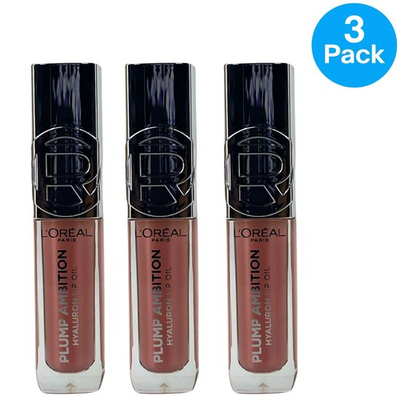 #ad #ad L’Oréal Plump Ambition Hyaluron Lip Oil 0.16 Oz Milky Mu 3 Pack New $24.00