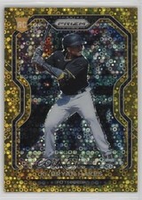2021 Panini Prizm Tier II Gold Donut Circle Prizm 8/10 Ke'Bryan Hayes #113 b4d