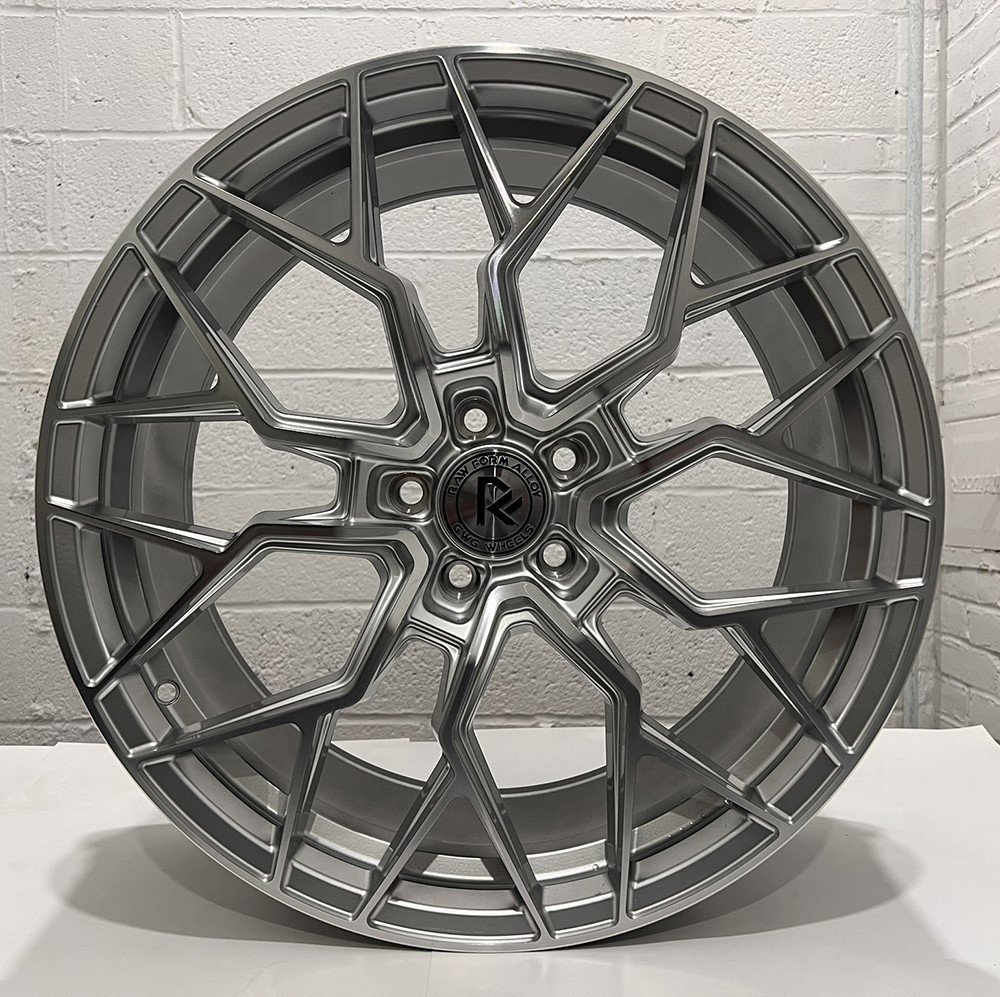 GWG RF3 20 inch STAGG Hyper Silver Rims fits MASERATI GRANTURISMO S