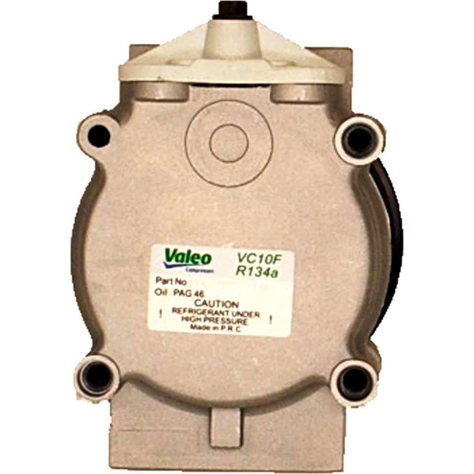 Compresor de aire acondicionado Valeo 10000519 para camioneta F150 F250 F350 E150 furgoneta E250 con embrague Foto 4 de 4