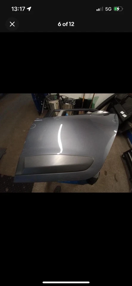 Rear Door HYUNDAI I10 Grey Left Passenger N/S 2014-2021 - Image 2 of 4