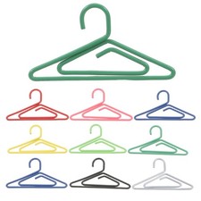 50 Pcs Paper Clips Creative Mini Clothes Hanger Shaped Bookmark Paper Clip