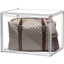 1 Pack Extra XXX-Large Acrylic Purse Display Case 17.7''x13''x13'' Clear Purs...