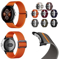 For Google Pixel Watch 1/2/3 41mm/45mm Band-Stretchy Nylon Sport Bracelet Strap