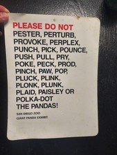 SAN Diego Zoo Wild Animal Park  Please Do Not...