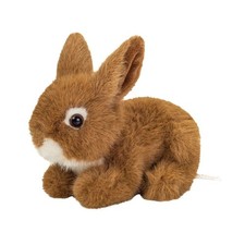 Teddy Hermann Hase sitzend braun  17 cm 93741 Kuscheltier Stofftier Plüschtier