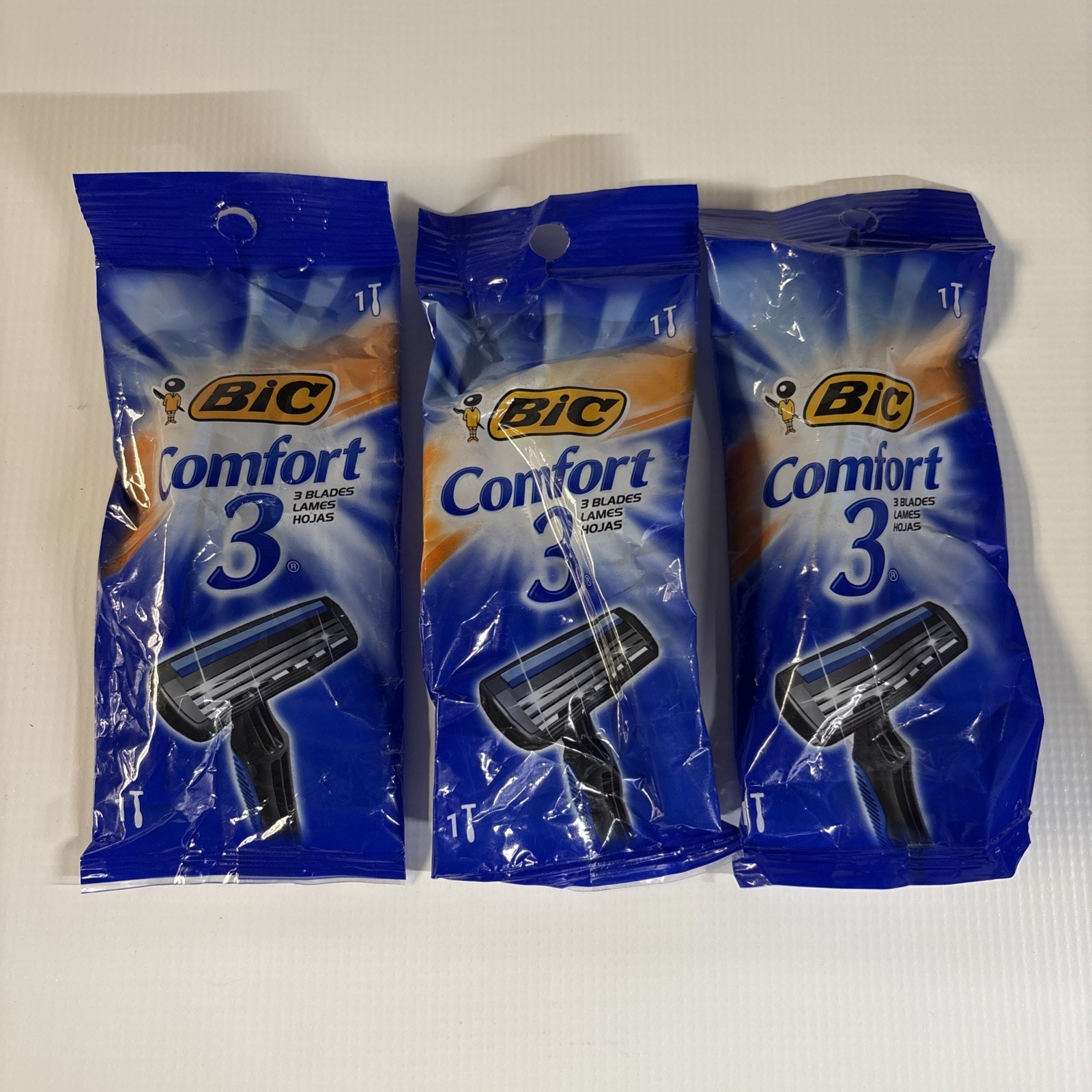 Bic Comfort Razor 3 For Men - 3 Packs Brand New