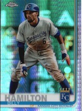 2019 Topps Chrome #142 Billy Hamilton Prism Refractor