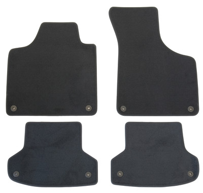 Fußmatten Set für Audi A3 8P 8PA S3 2003-2013 Velours Autoteppiche Textilmatten