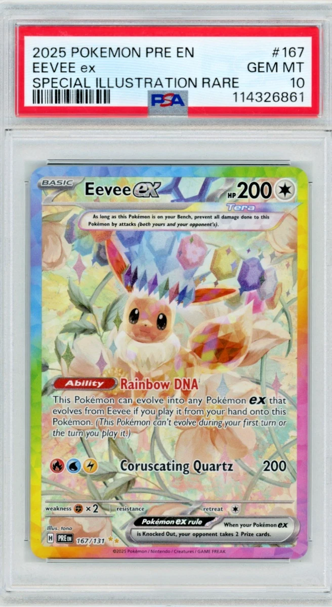 Eevee Pokémon TCG Professional Sports Authenticator (PSA) Grade 10